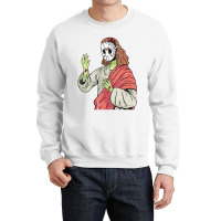 Zombie Jesus Lazy Halloween Costume Horror Movie Crewneck Sweatshirt | Artistshot