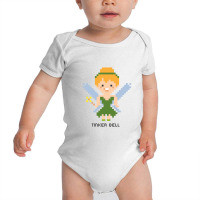 Tinker Bell Pixel Character Baby Bodysuit | Artistshot