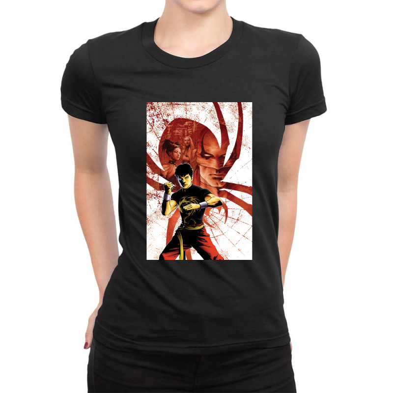 Character Animated Power Man Funny Gifts Boys Girls Ladies Fitted T-Shirt by JaniyahArtists | Artistshot