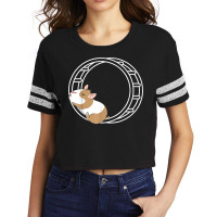 Hamster Wheel Hammy Owner Fluffy Rodent Pet Lover Scorecard Crop Tee | Artistshot