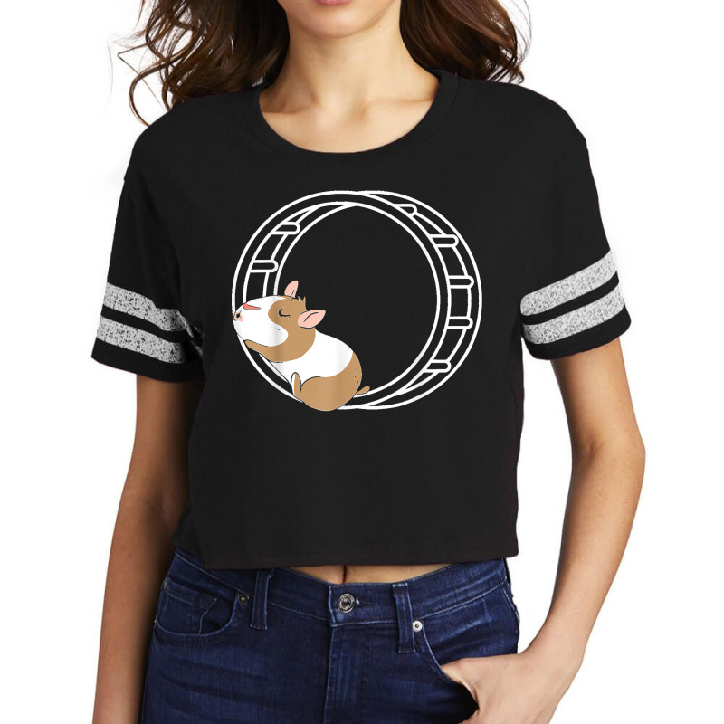 Hamster Wheel Hammy Owner Fluffy Rodent Pet Lover Scorecard Crop Tee by LeonelSalas | Artistshot