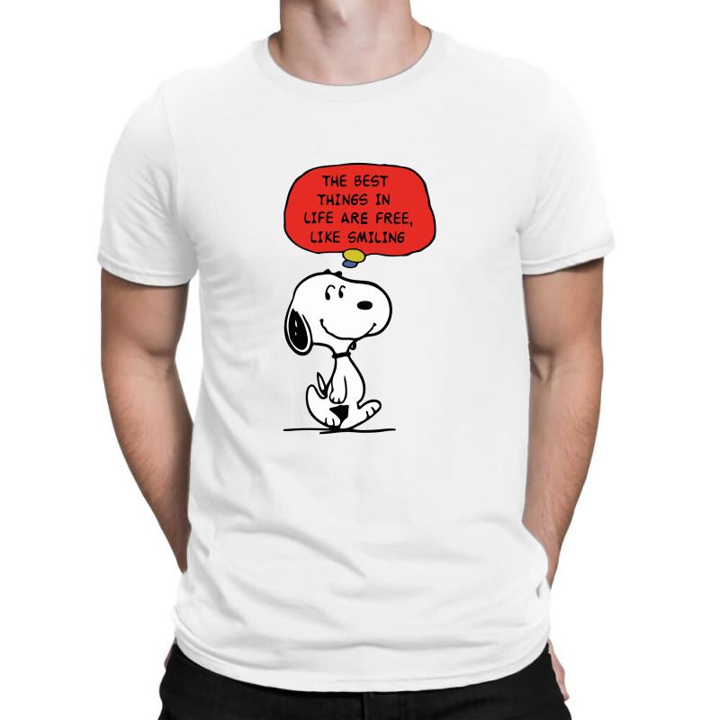 Peanuts Best Things In Life Are Free T-shirt | Artistshot