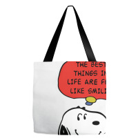 Peanuts Best Things In Life Are Free Tote Bags | Artistshot