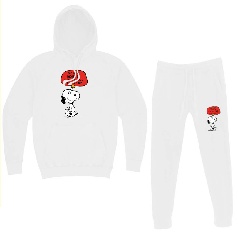 Peanuts Best Things In Life Are Free Hoodie & Jogger Set | Artistshot