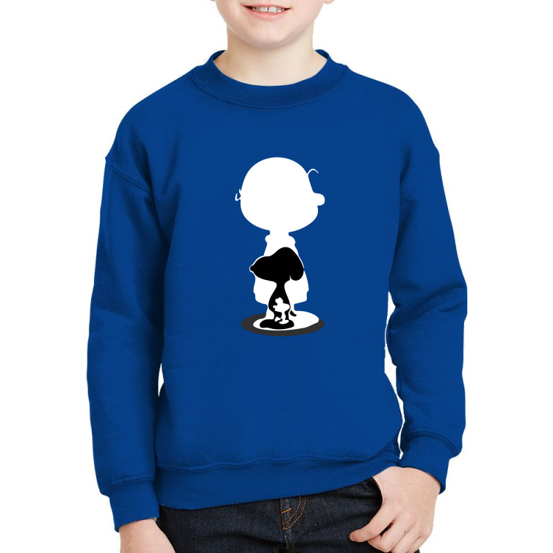 Peanuts Shadow Silhouette Youth Sweatshirt | Artistshot