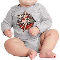 Short And Blonde Hair Long Sleeve Baby Bodysuit | Artistshot