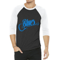 Blues Guitar Vintage T-shirt 3/4 Sleeve Shirt | Artistshot