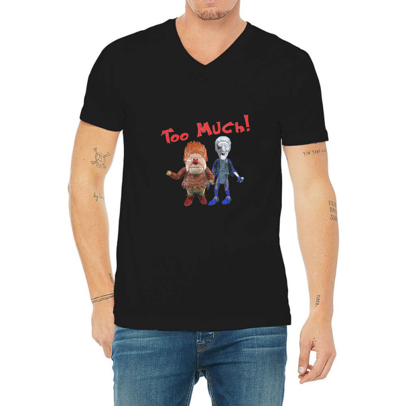 Heat Miser And Snow Miser From The Year Without A Santa Claus V-Neck Tee by govyvy | Artistshot