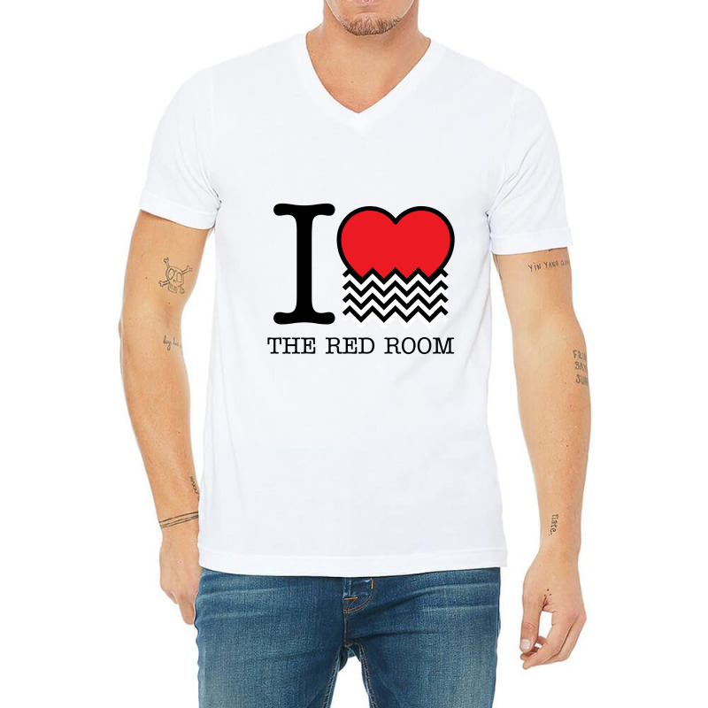 Twin Peaks I Love The Red Room V-neck Tee | Artistshot