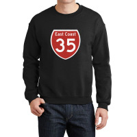 Highway 35, East Coast, New Crewneck Sweatshirt | Artistshot