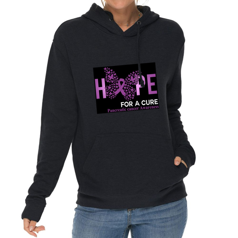 Hope For A Cure Butterfly Gift Lightweight Hoodie by govyvy | Artistshot