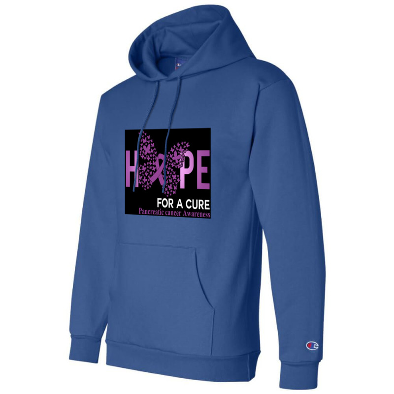 Hope For A Cure Butterfly Gift Champion Hoodie by govyvy | Artistshot