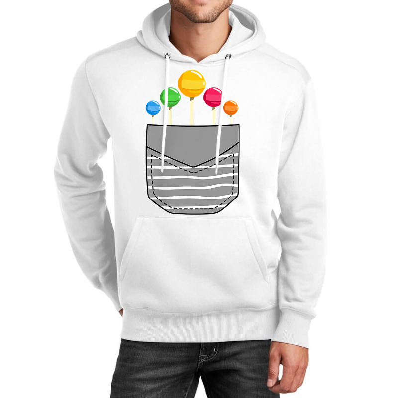 Funny Rainbow Sucker Candy Stick Lollipop Pocket T Shirt Unisex Hoodie by roopeedwrich76 | Artistshot