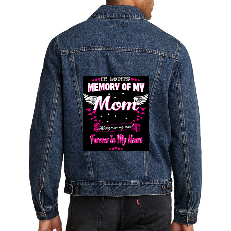 In Loving Memory Of My Mom Men Denim Jacket by govyvy | Artistshot