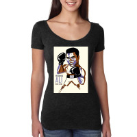 Graphic Vintage  Legend Boxer Music Vintage Women's Triblend Scoop T-shirt | Artistshot