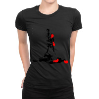 Graphic Vintage  Legend Music Kids Ladies Fitted T-shirt | Artistshot