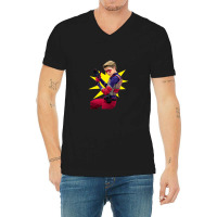 Kid Danger Action V-neck Tee | Artistshot