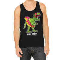 Pool Party T Rex Dinosaur Doughnut Float  T Rex Gift Mens Womens Tank Top | Artistshot