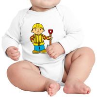 Bob The Builder Long Sleeve Baby Bodysuit | Artistshot