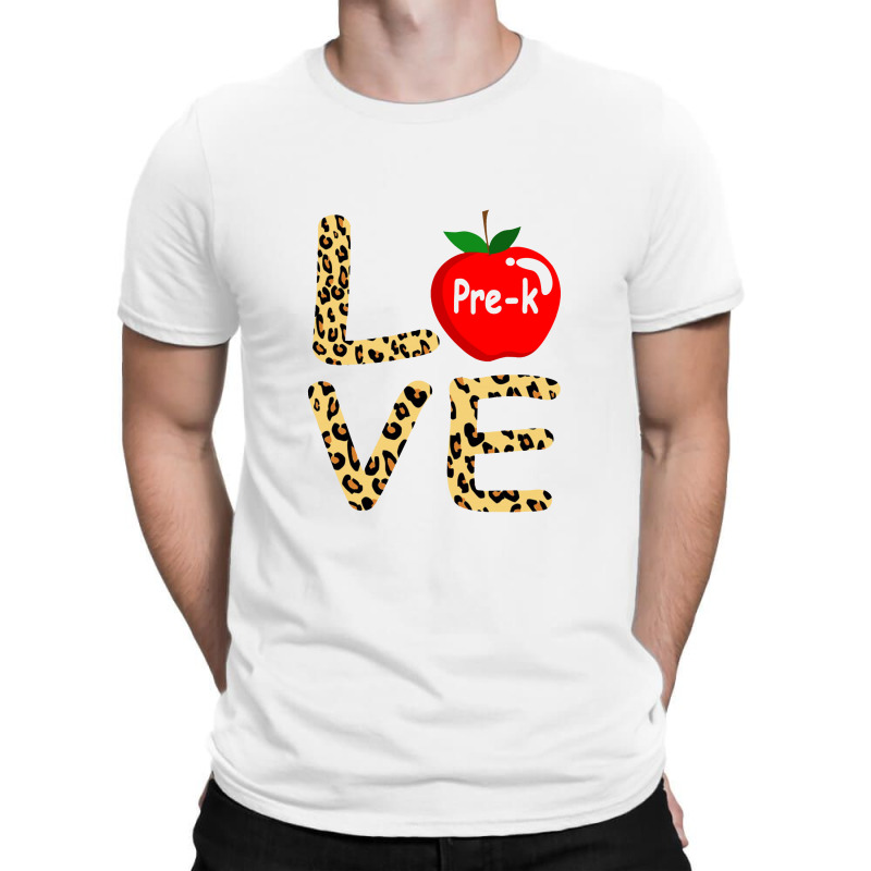 Love Pre K Teacher T-Shirt by govyvy | Artistshot