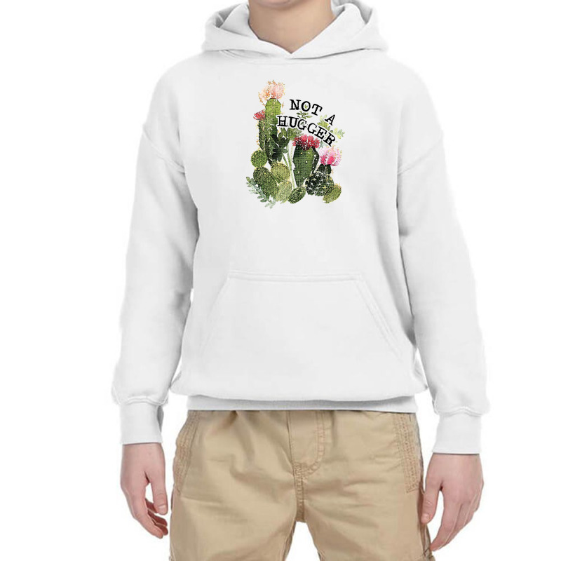 Not A Hugger For Light Youth Hoodie by autlu2024 | Artistshot