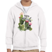 Not A Hugger For Light Youth Zipper Hoodie | Artistshot