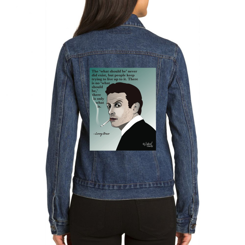 Funny Gifts Woody Allen My Favorite People Ladies Denim Jacket by TylerArtists | Artistshot