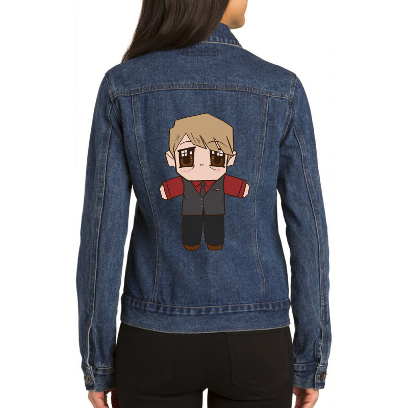 Graphic Picture  American Film Day Gifts Ladies Denim Jacket by SeanArtists | Artistshot