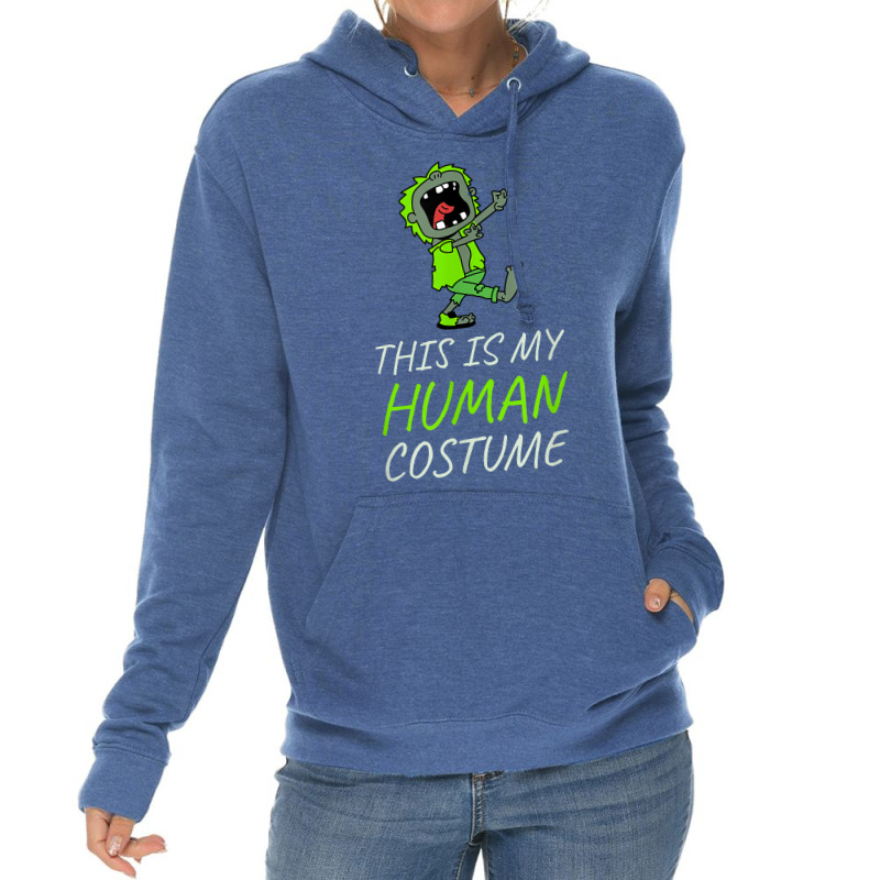 Zombie Halloween Human Costume Design T Shirt Lightweight Hoodie | Artistshot