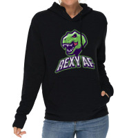 Rexy (sexy) Af (as Fuck) Dinosaur  Funny T Rex Gifts Men Lightweight Hoodie | Artistshot