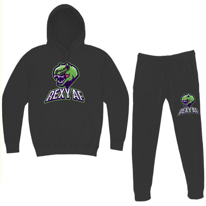 Rexy (sexy) Af (as Fuck) Dinosaur  Funny T Rex Gifts Men Hoodie & Jogger set by JazmineDesign | Artistshot