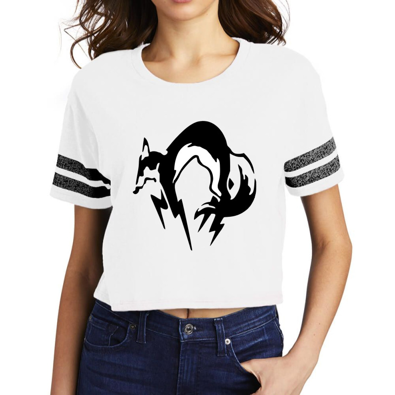 Metal Gear Solid   Fox Scorecard Crop Tee by risacha | Artistshot