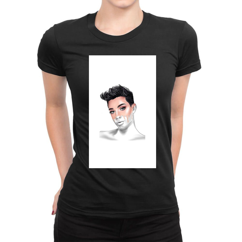 James Charles X Blank Canvas Ladies Fitted T-Shirt by Wilesxcd | Artistshot