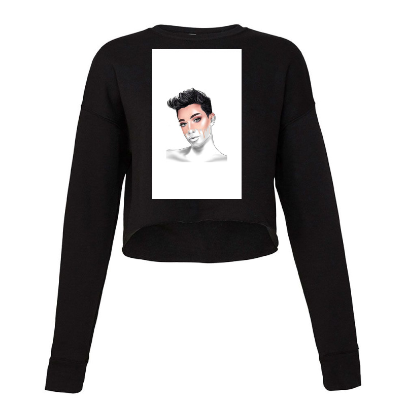 James Charles X Blank Canvas Cropped Sweater by Wilesxcd | Artistshot