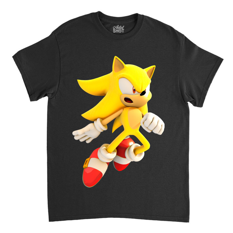 Yellow Hedgehog Jumps Aside Classic T-shirt by RebeccaJHaynes | Artistshot