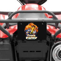 Paws Of Fury Atv License Plate | Artistshot