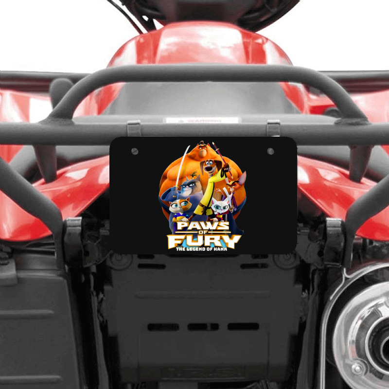 Paws Of Fury Atv License Plate | Artistshot