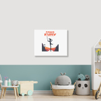 Paws Of Fury The Legend Landscape Canvas Print | Artistshot