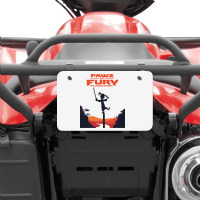 Paws Of Fury The Legend Atv License Plate | Artistshot