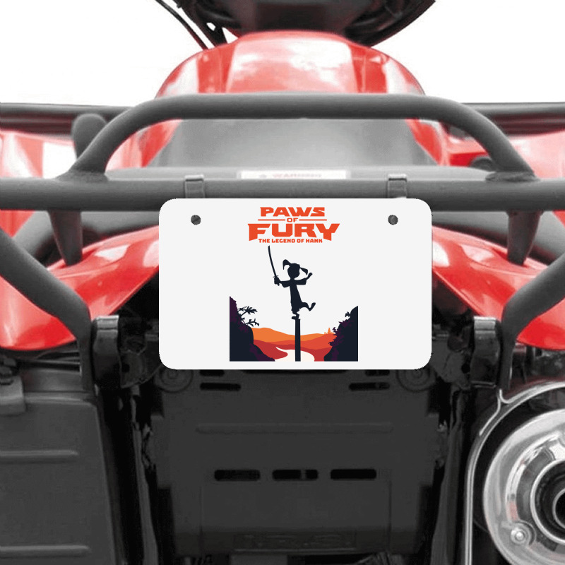 Paws Of Fury The Legend Atv License Plate | Artistshot