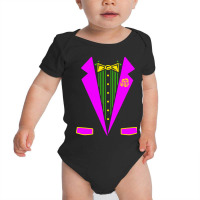 Funny Mardi Gras Tuxedo Costume Print Carnival Parade T Shirt Baby Bodysuit | Artistshot