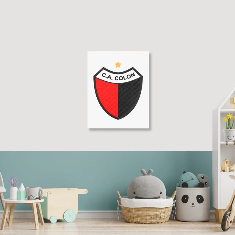 Club Atlético Colón Portrait Canvas Print | Artistshot