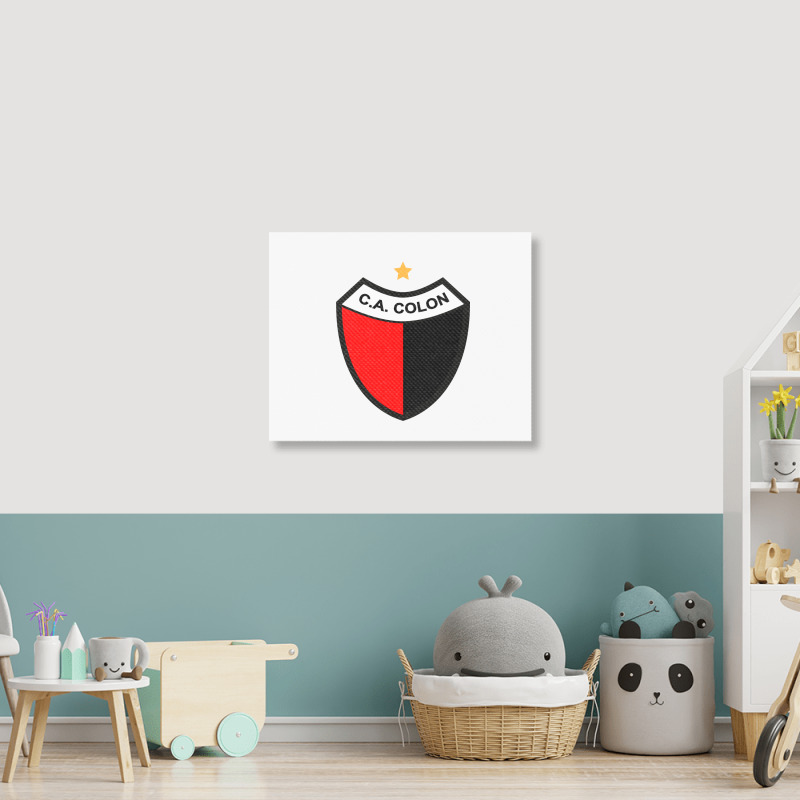 Club Atlético Colón Landscape Canvas Print | Artistshot