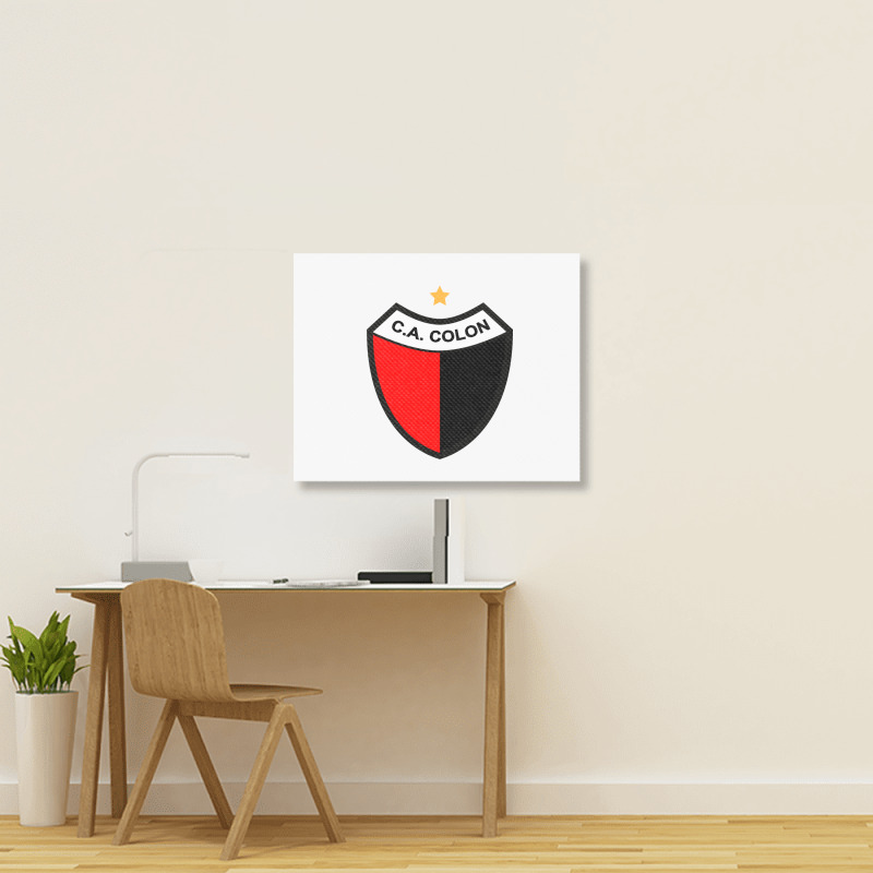 Club Atlético Colón Landscape Canvas Print | Artistshot