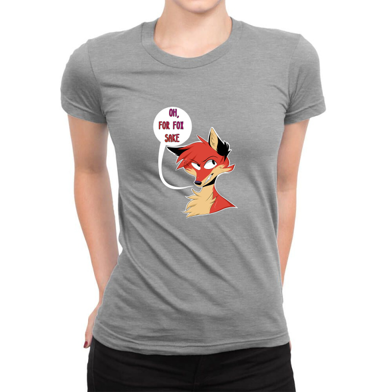 Oh For Fox Sake Ladies Fitted T-Shirt by ŞEN | Artistshot