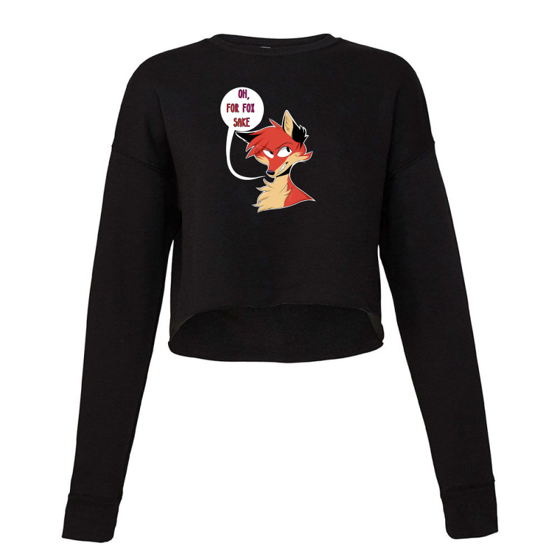 Oh For Fox Sake Cropped Sweater by ŞEN | Artistshot