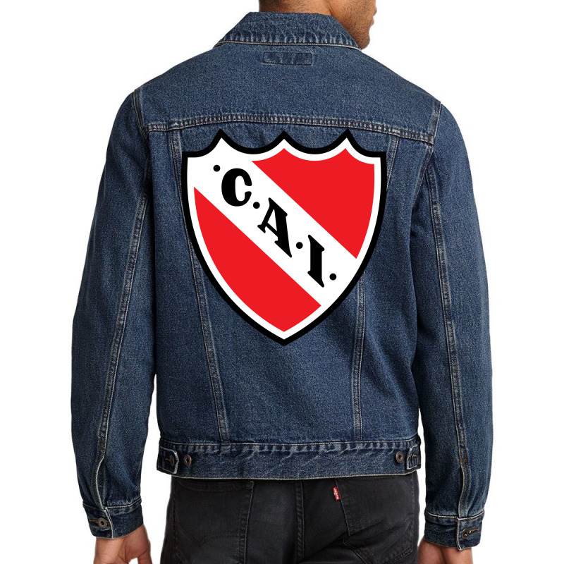 Escudo Del Club Atlético Independiente Men Denim Jacket | Artistshot