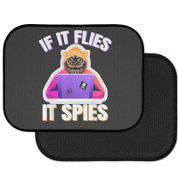 If It Flies It Spies. Conspiracy Theory Bird Surveillance Rear Car Mat | Artistshot