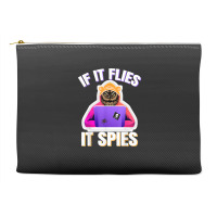 If It Flies It Spies. Conspiracy Theory Bird Surveillance Accessory Pouches | Artistshot