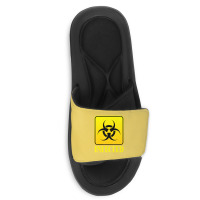 Infected Lazy Halloween Costume Cool Biohazard Symbol Zombie Slide Sandal | Artistshot